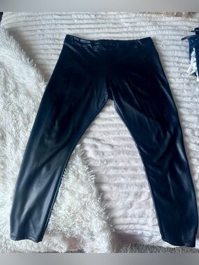 Express Black Faux Leather Leggings